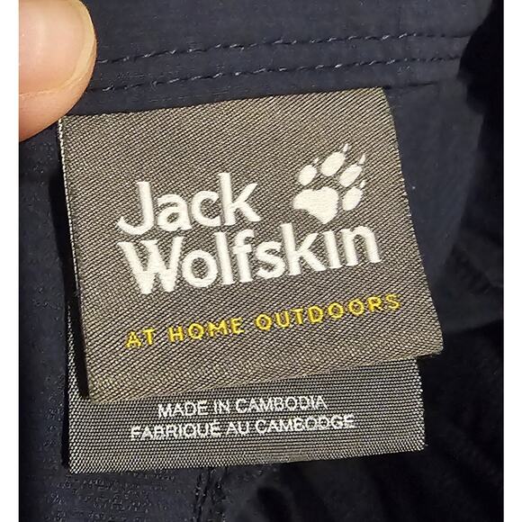 Navy Jack Wolfskin Men's Hiking Pants With Flexshield. Size Small. Excellent. - Picture 7 of 9